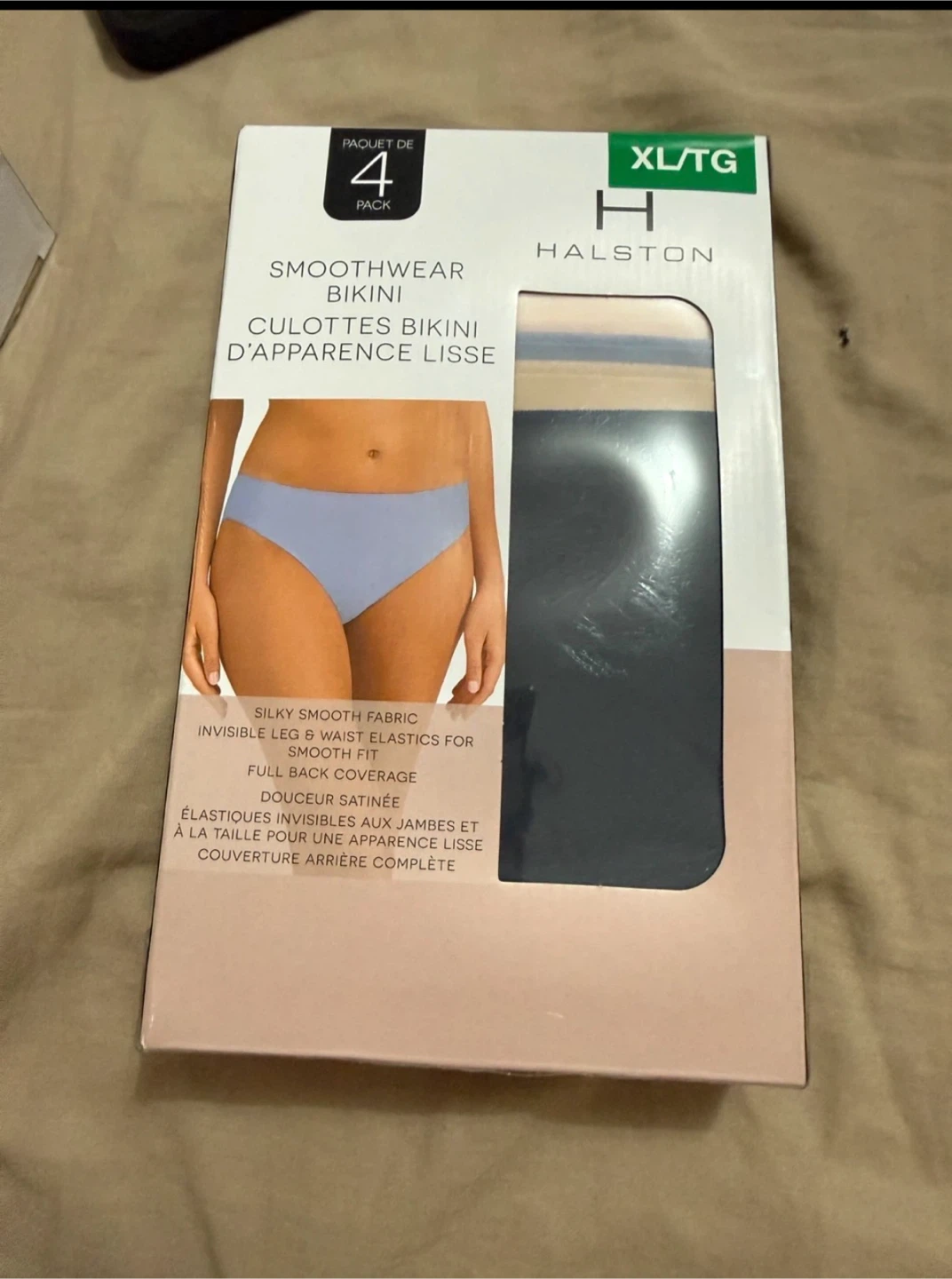 Halston Smoothwear Bikini 4-Pack XL - photo 2
