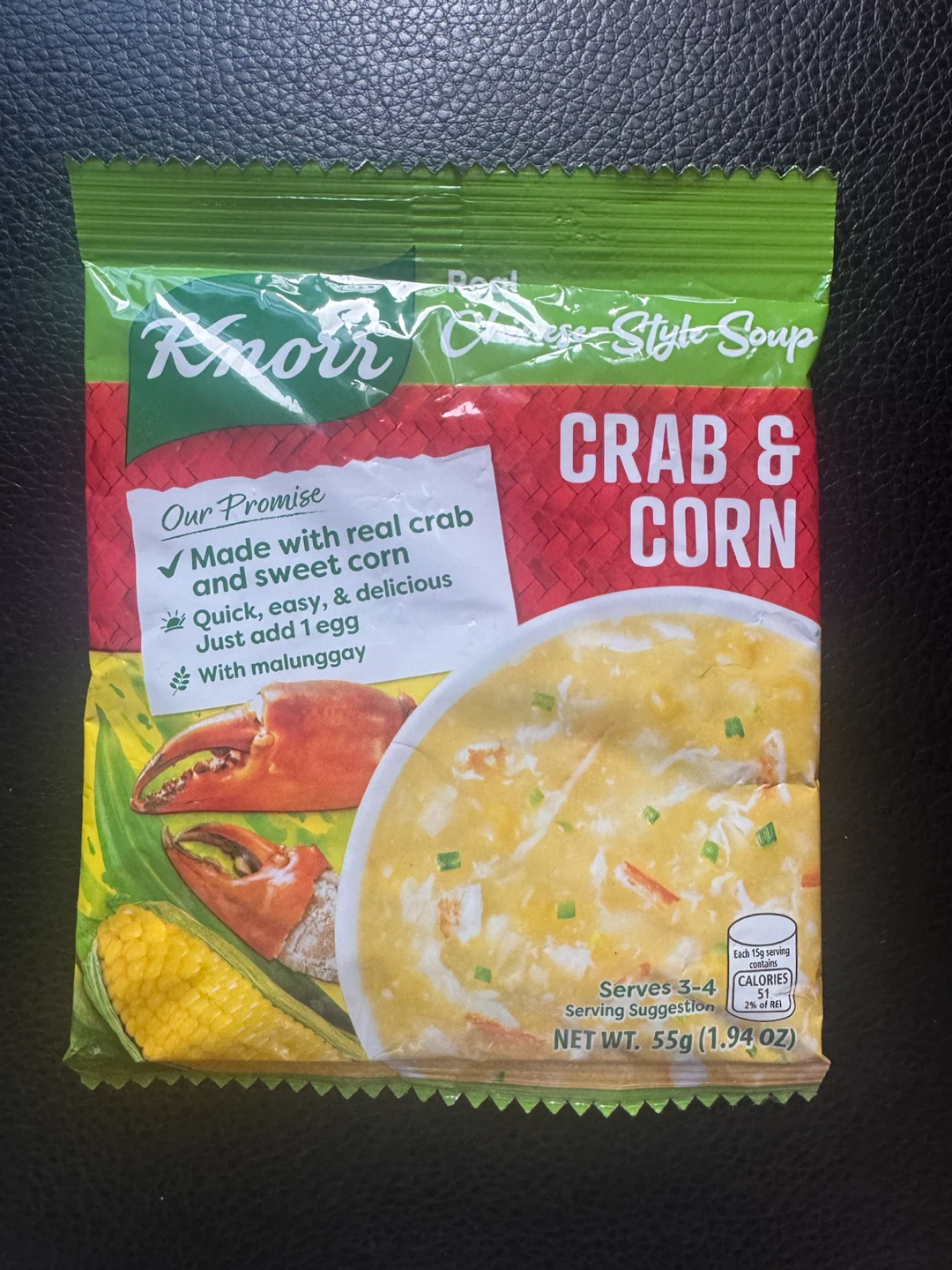 Knorr Crab & Corn Soup Mix - photo 2