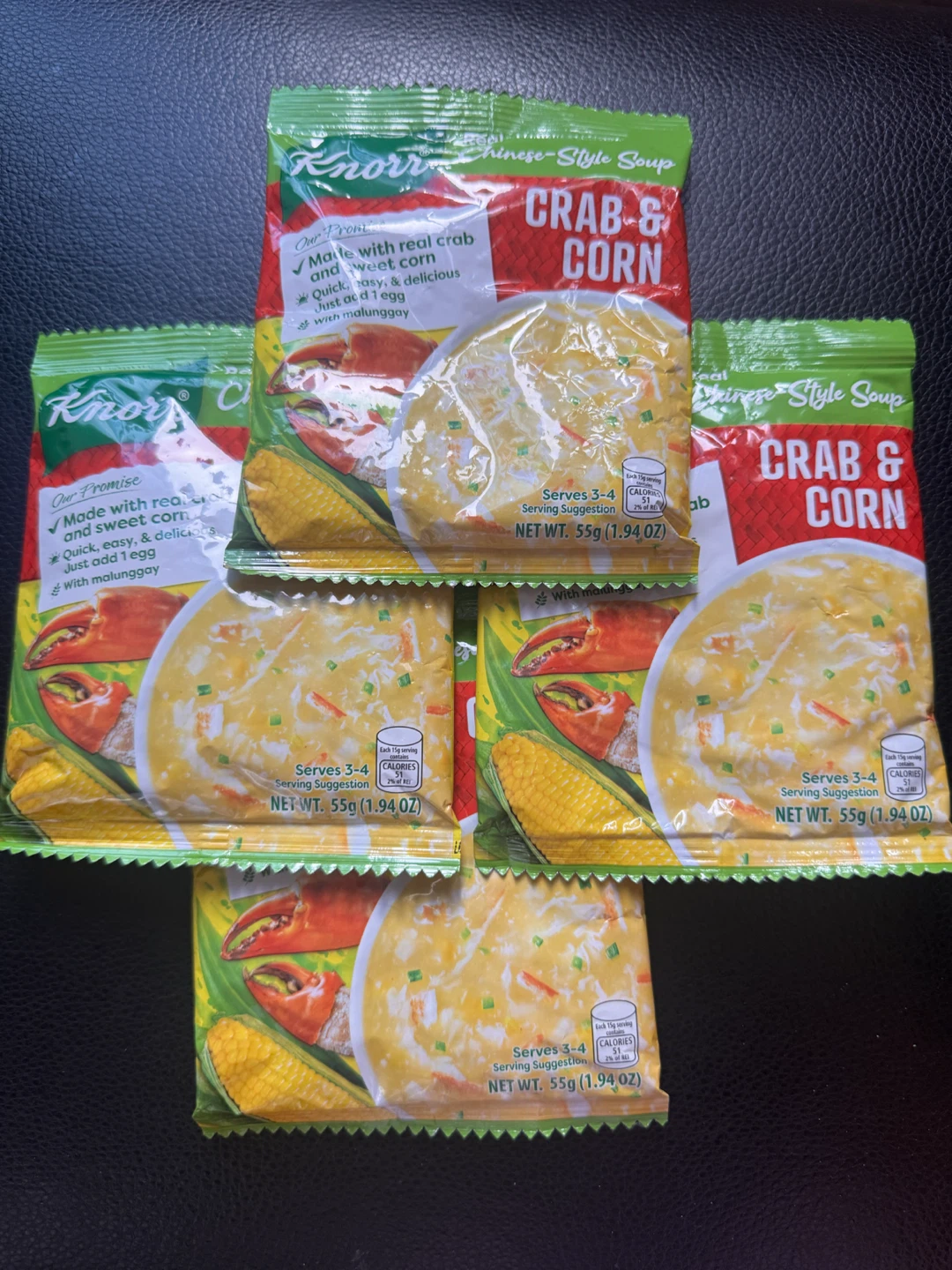 Knorr Crab & Corn Soup Mix - photo 3