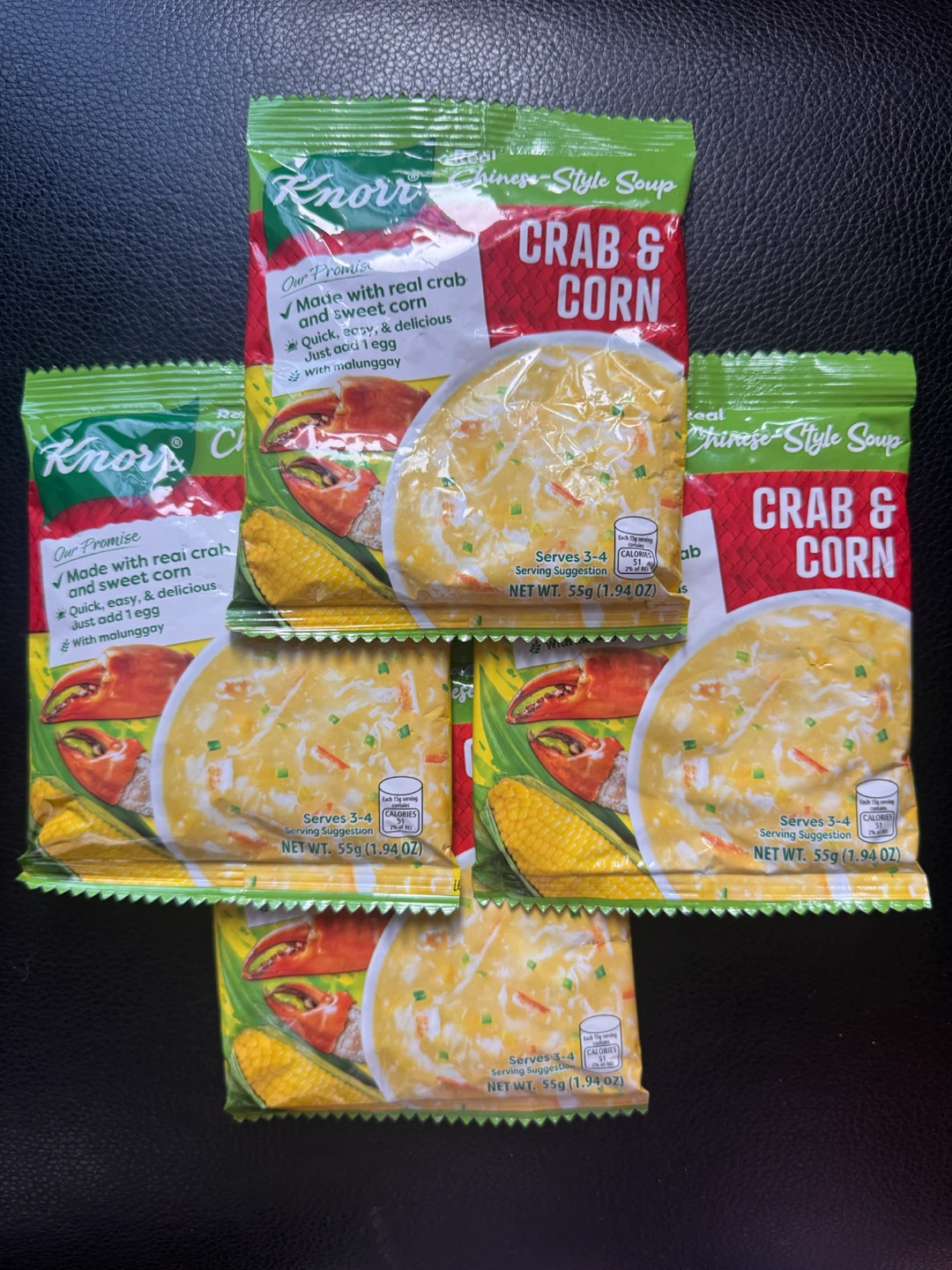 Knorr Crab & Corn Soup Mix - photo 4