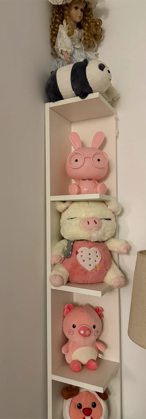 IKEA LACK Corner Shelving Unit.
