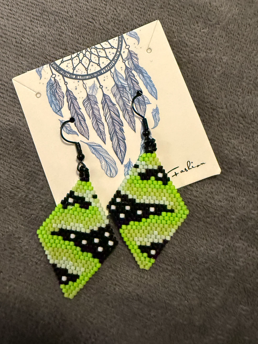 Beaded Diamond Earrings - photo 2