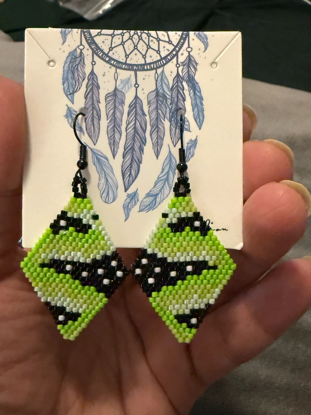 Beaded Diamond Earrings - photo 3