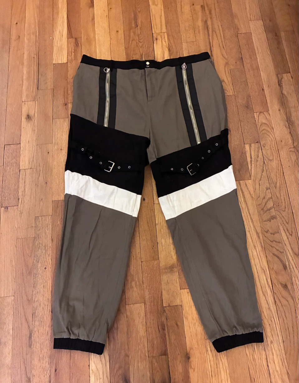 Colorblock Techwear Cargo Pants
