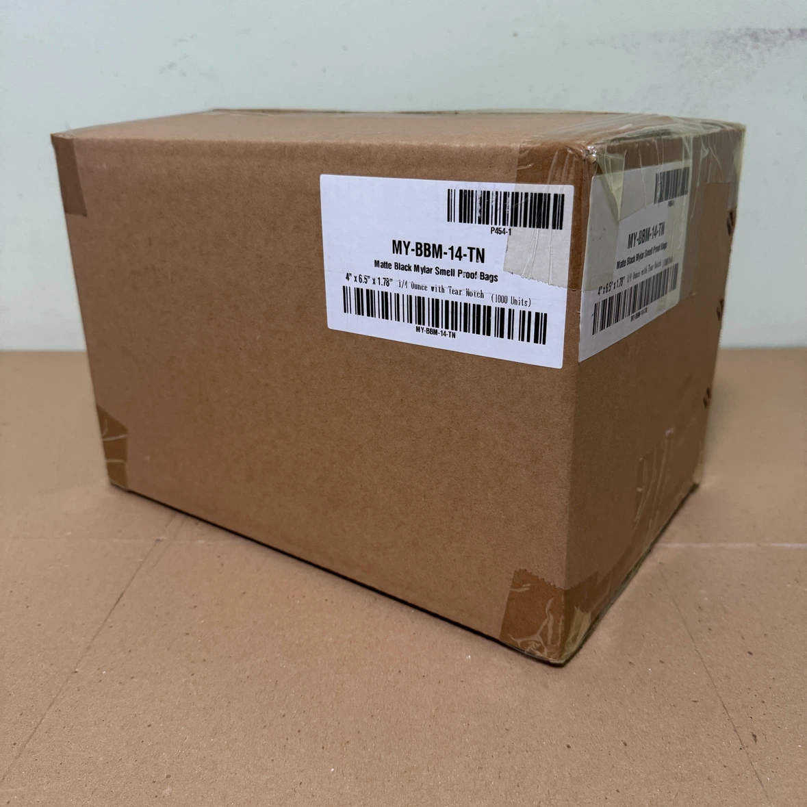 1000 Matte Black Mylar Smell Proof Bags 4x 6.5x 1.75 - photo 5