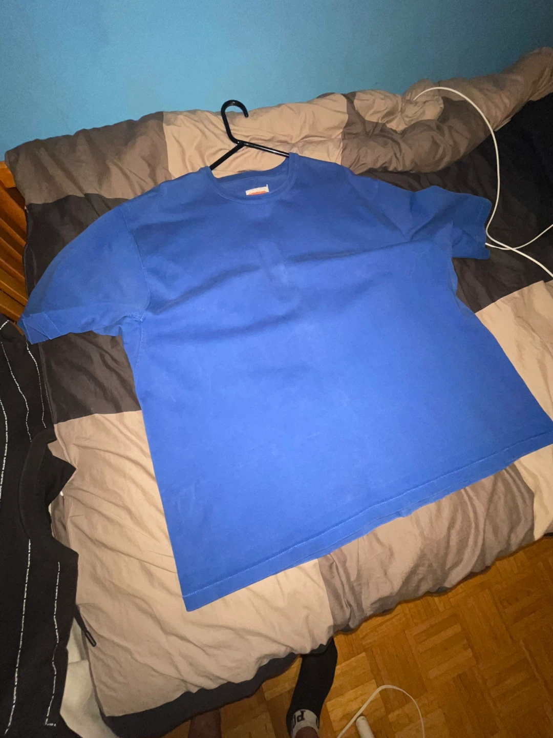 Heron Preston for Calvin Klein Heavyweight Tee - Blue - XXL