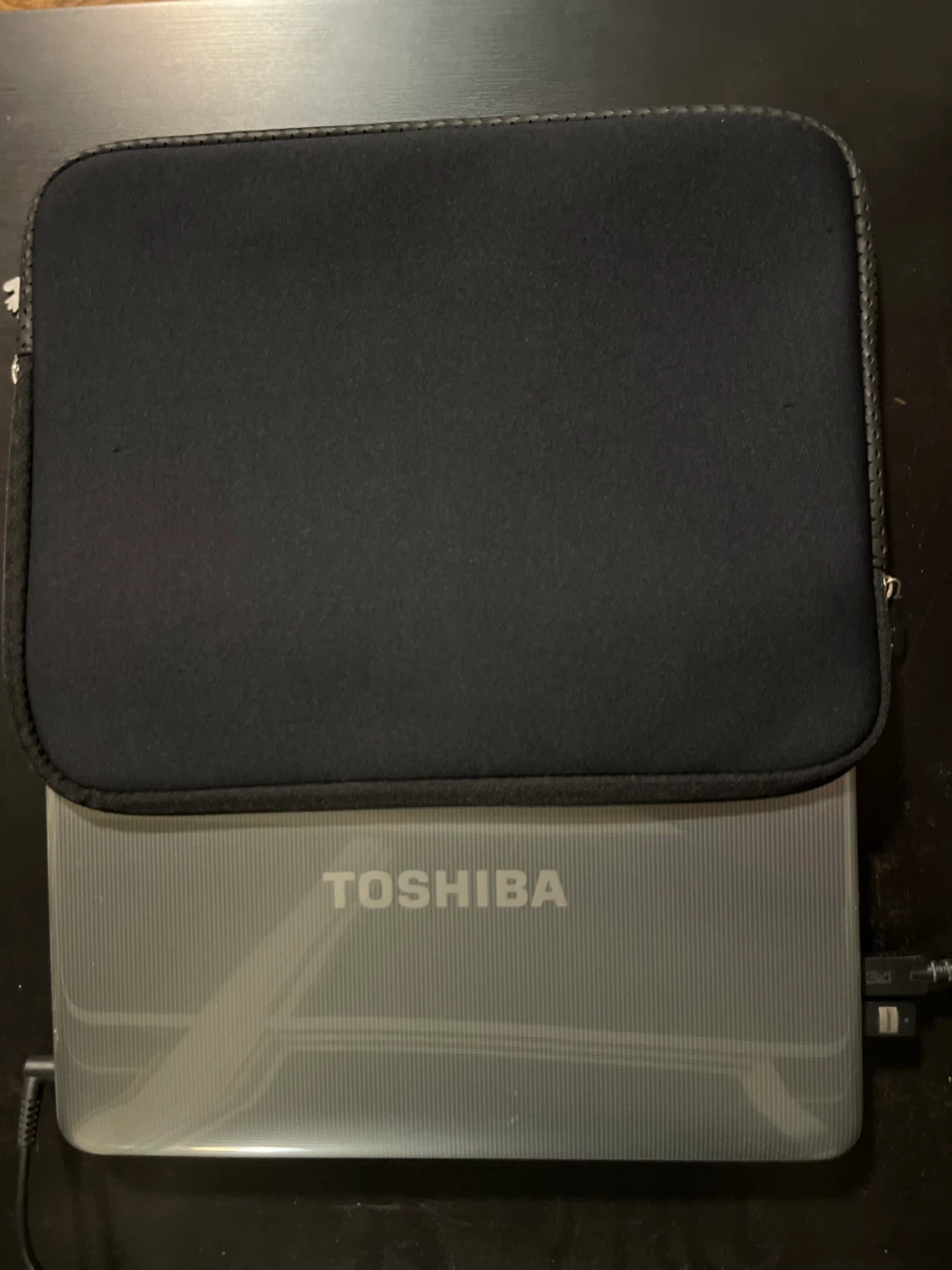 Black Soft Padded Laptop Sleeve.