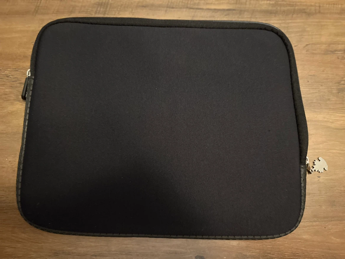 Black Soft Padded Laptop Sleeve. - photo 2