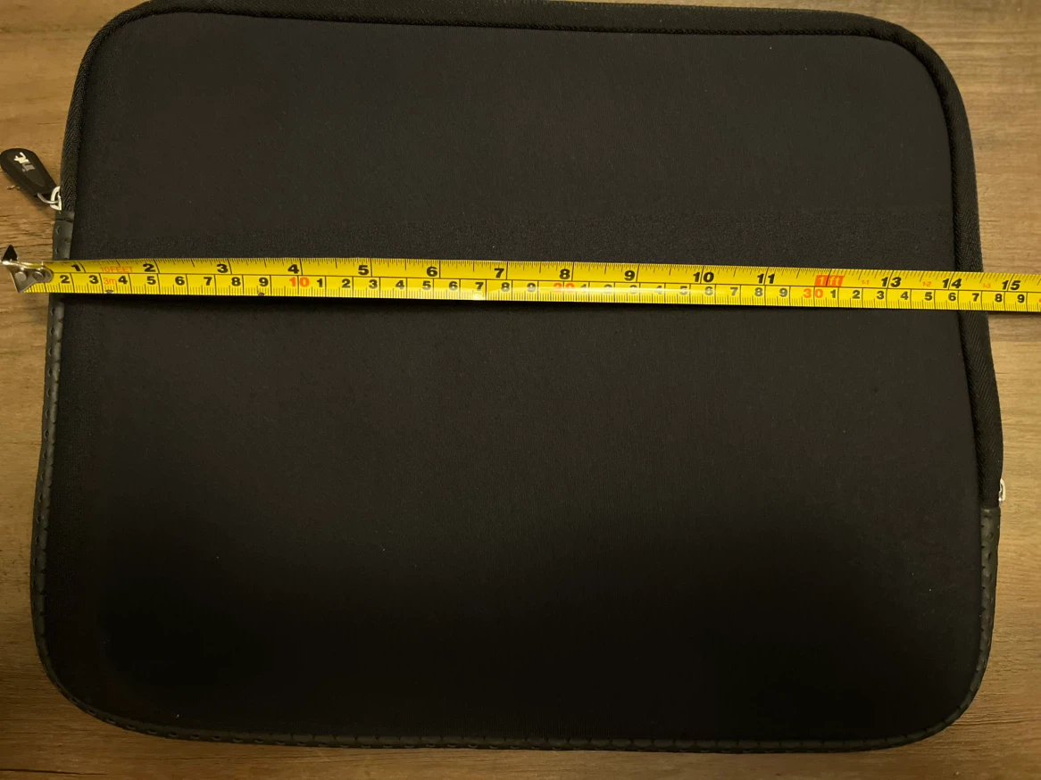 Black Soft Padded Laptop Sleeve. - photo 4