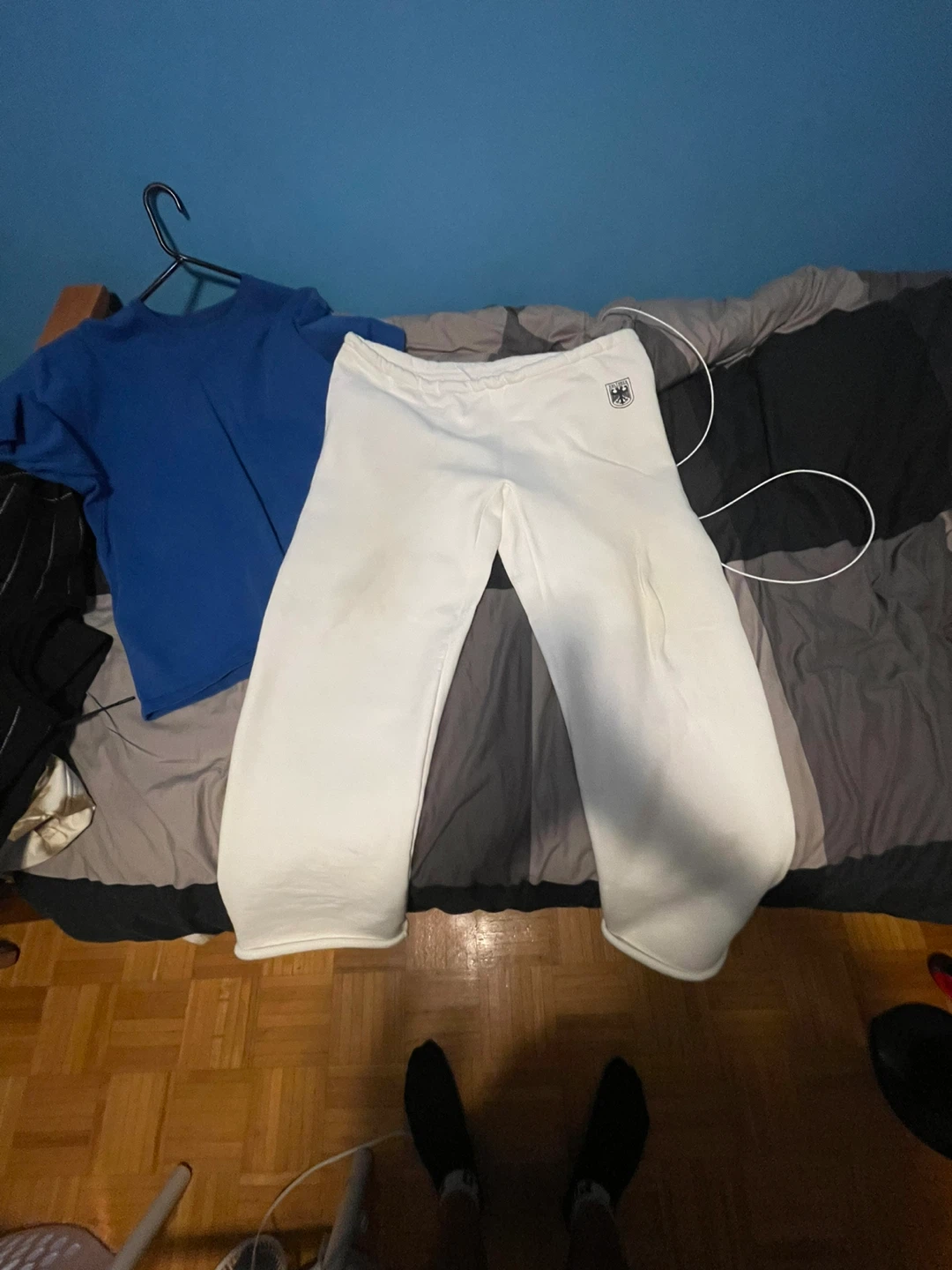 YZY Yeezy Vultures Logo Sweatpants White - Size 3 XL/XXL