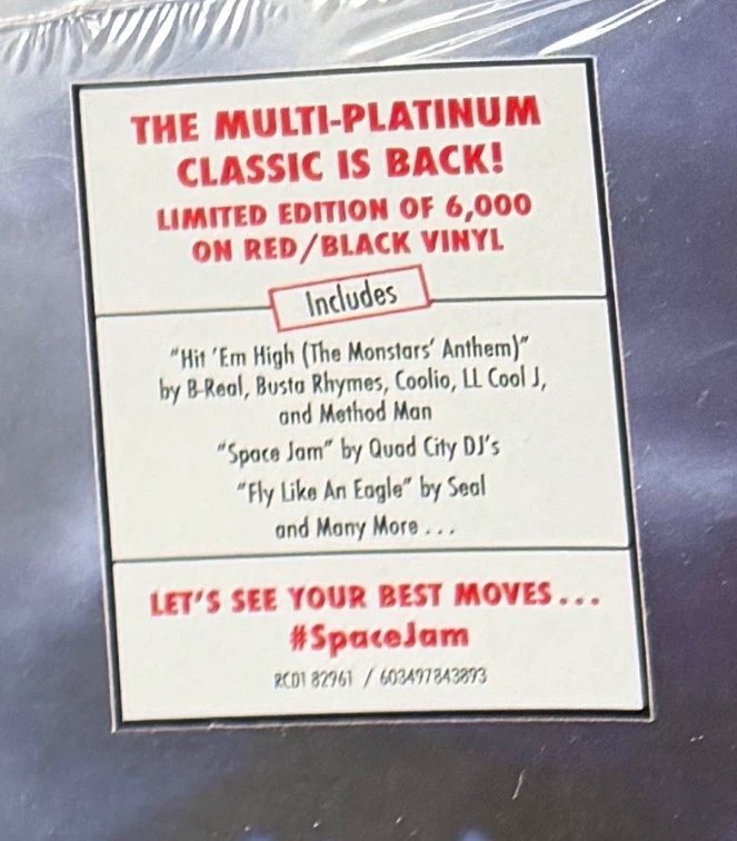Space Jam Soundtrack Vinyl Limited Edition - photo 3