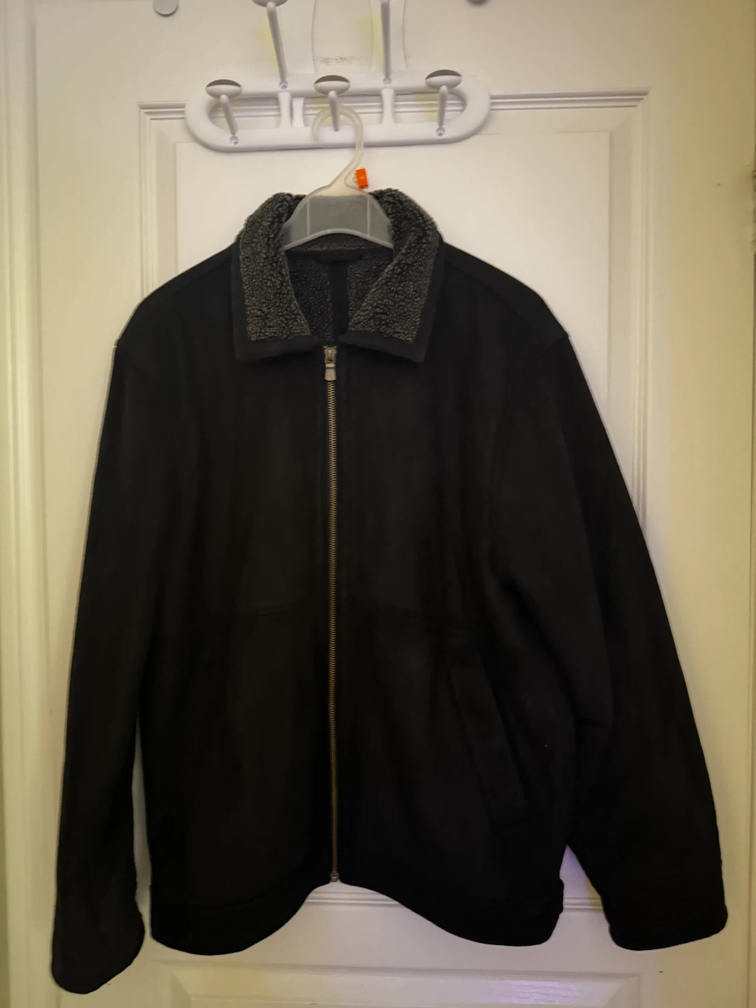 KAID Black Faux Suede Jacket - photo 4