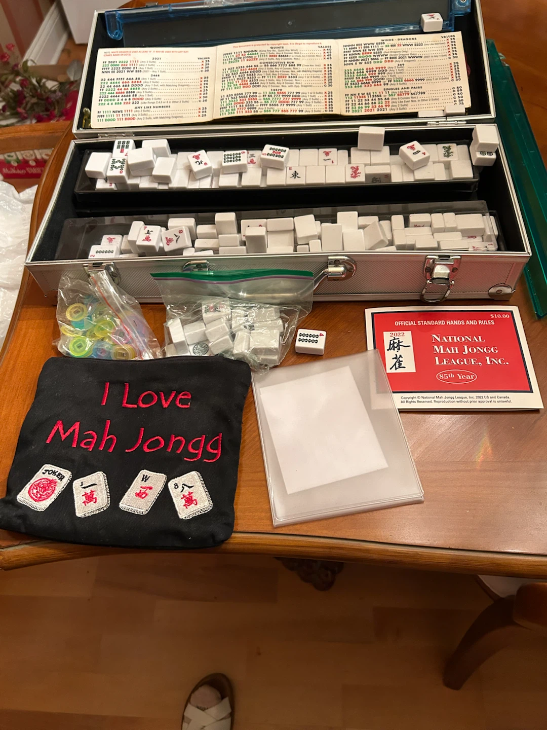 Mah Jongg Set in Carrying Case