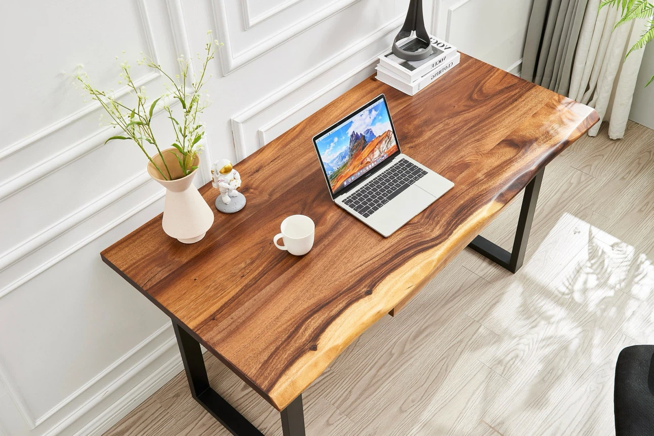 Live Edge Solid Wood Desk
