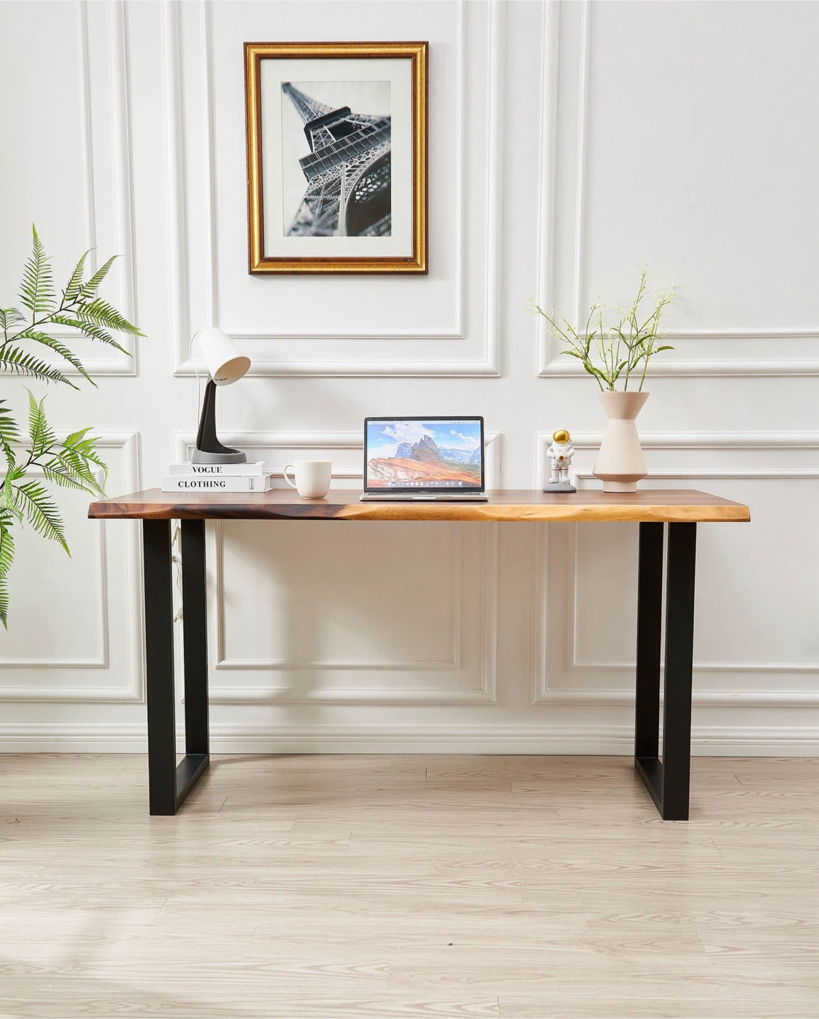 Live Edge Solid Wood Desk - photo 2
