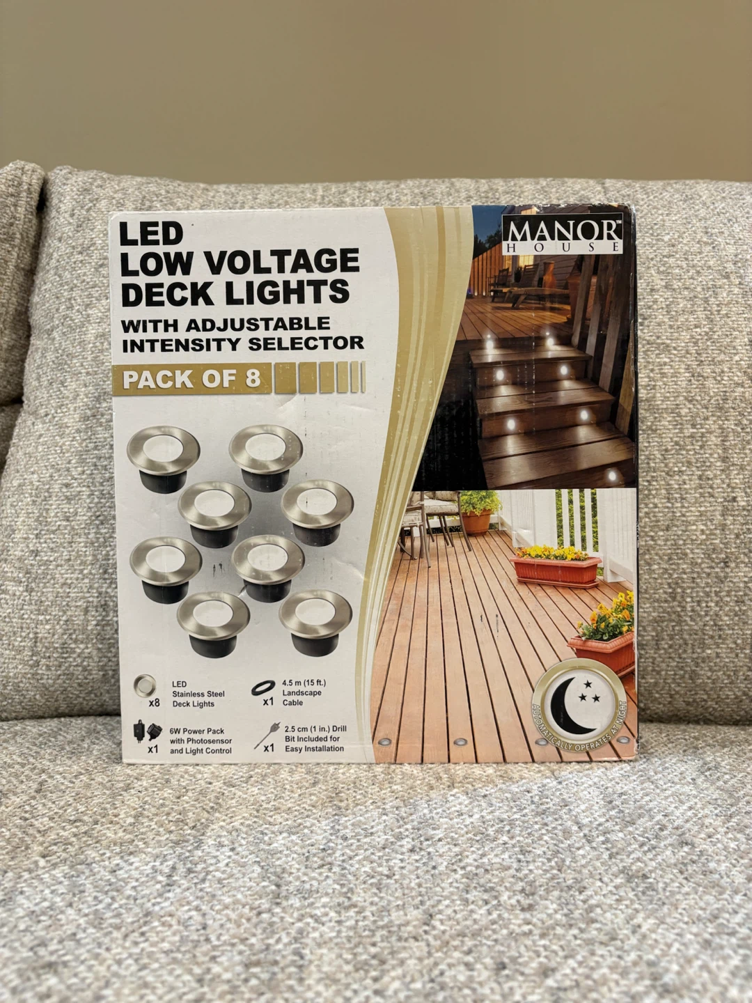 Manor House LED Low Voltage Deck Lights (8 Pack)
