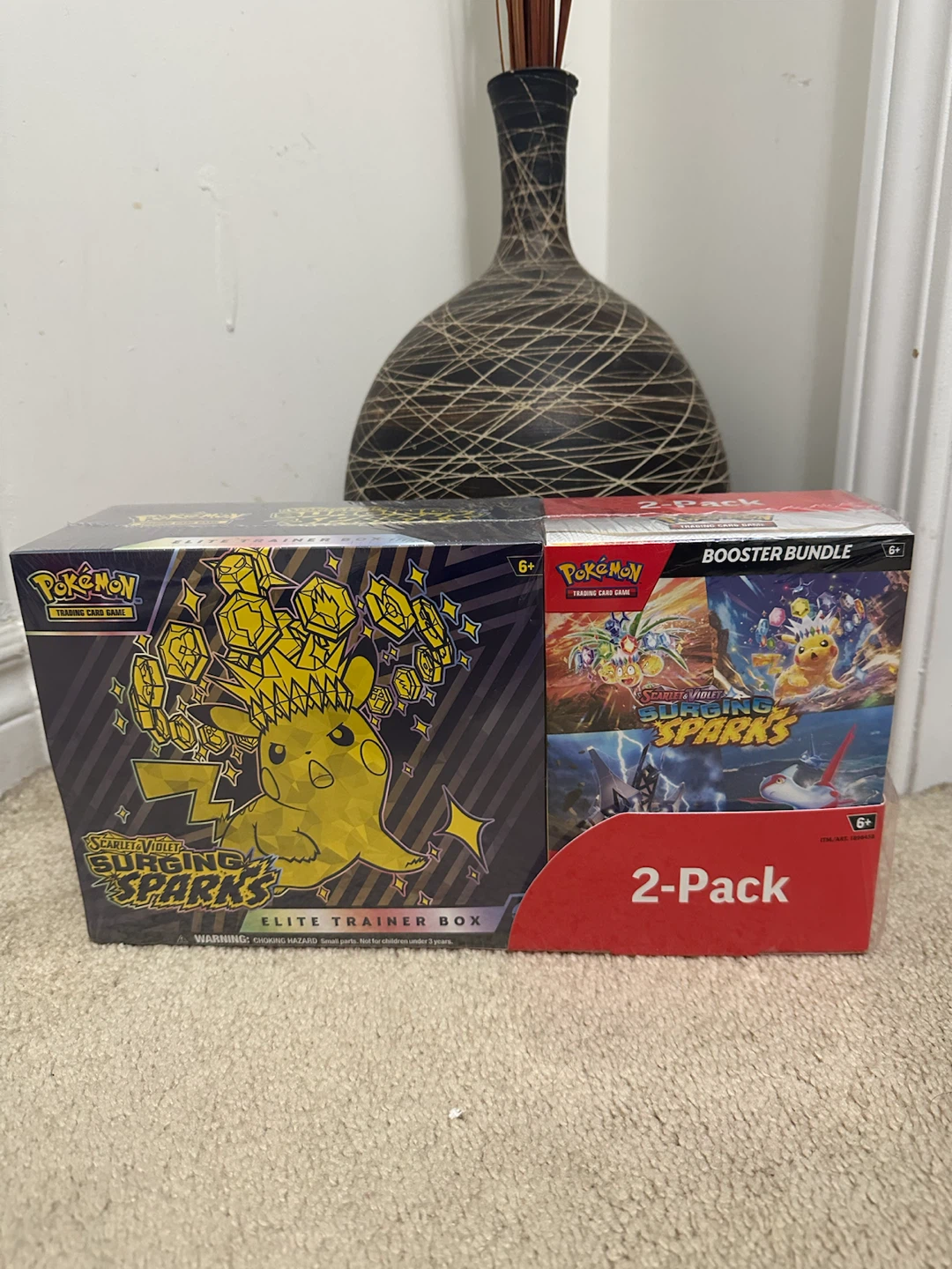 Pokémon Surging Sparks Elite Trainer Box + Booster Bundle