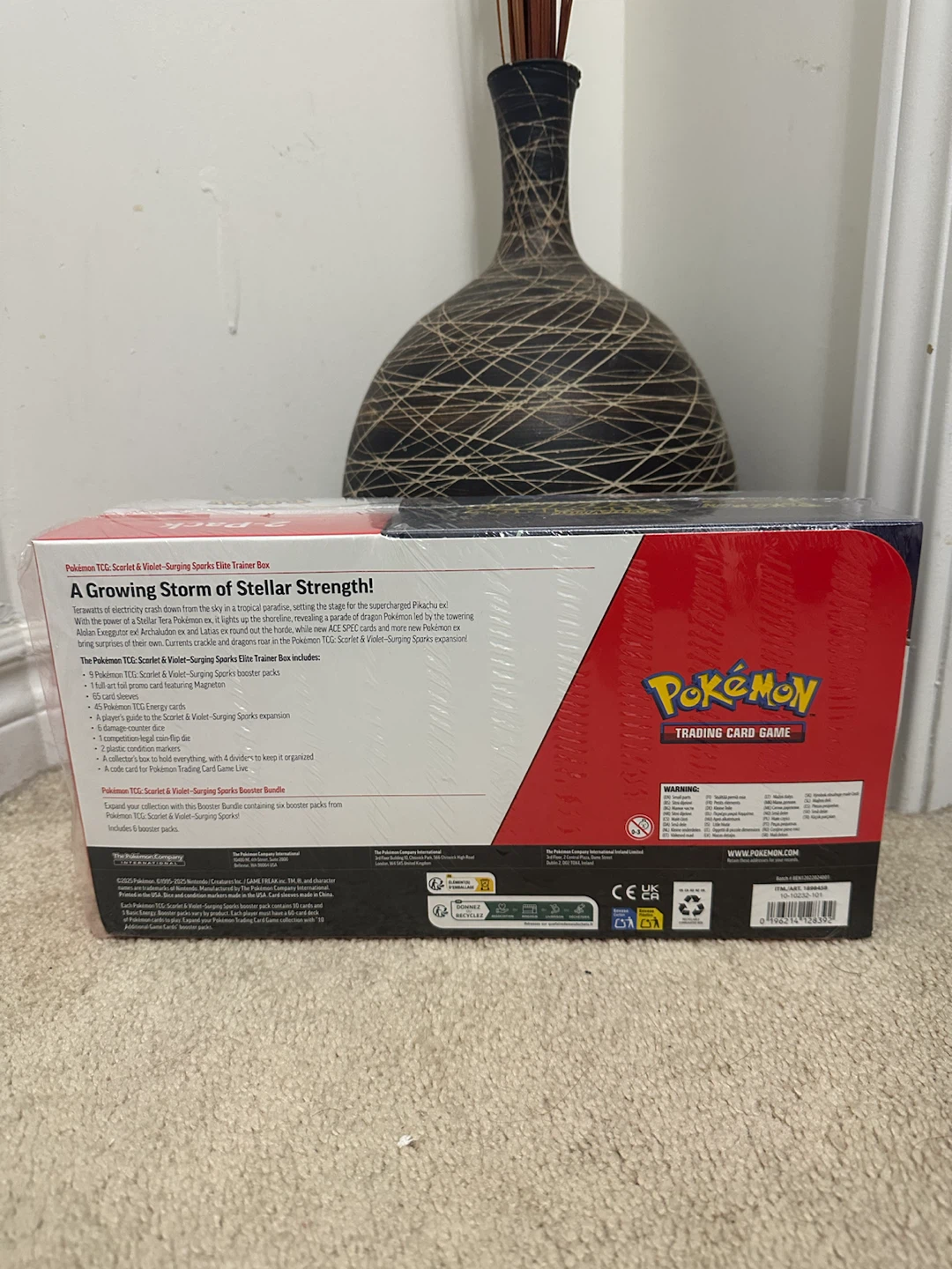 Pokémon Surging Sparks Elite Trainer Box + Booster Bundle - photo 2