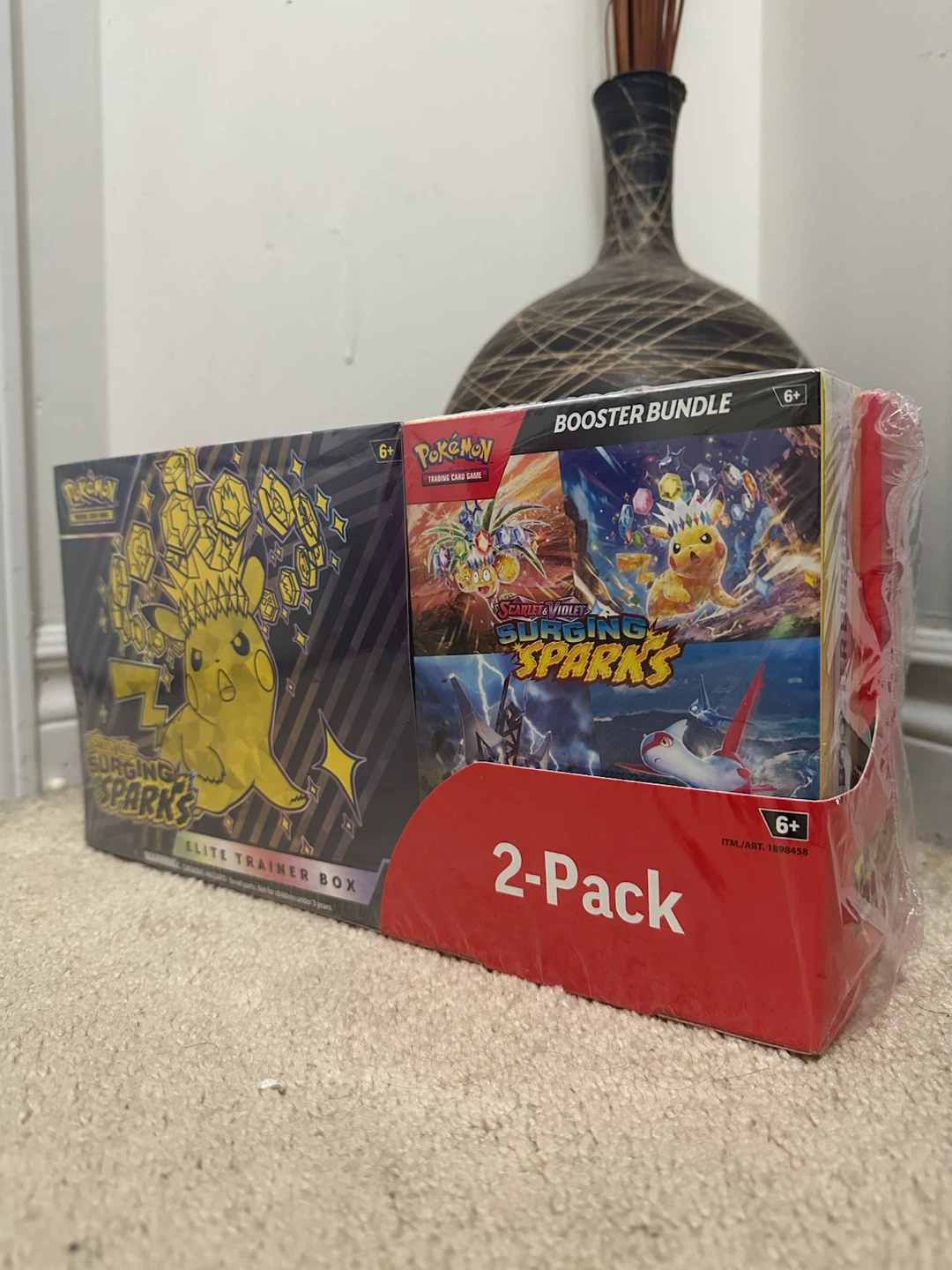 Pokémon Surging Sparks Elite Trainer Box + Booster Bundle - photo 3