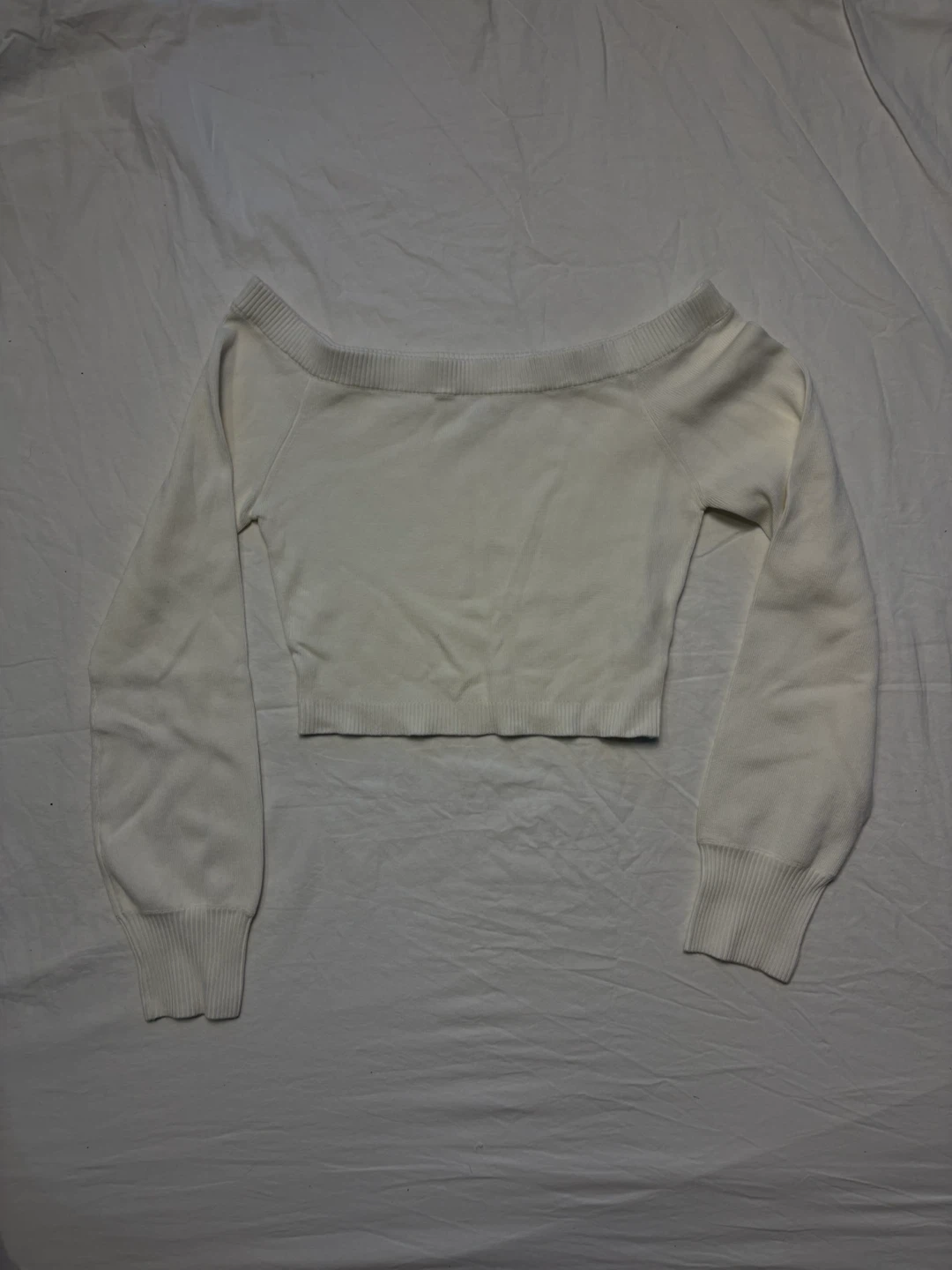 Garage Off-the-Shoulder Long Sleeve Top