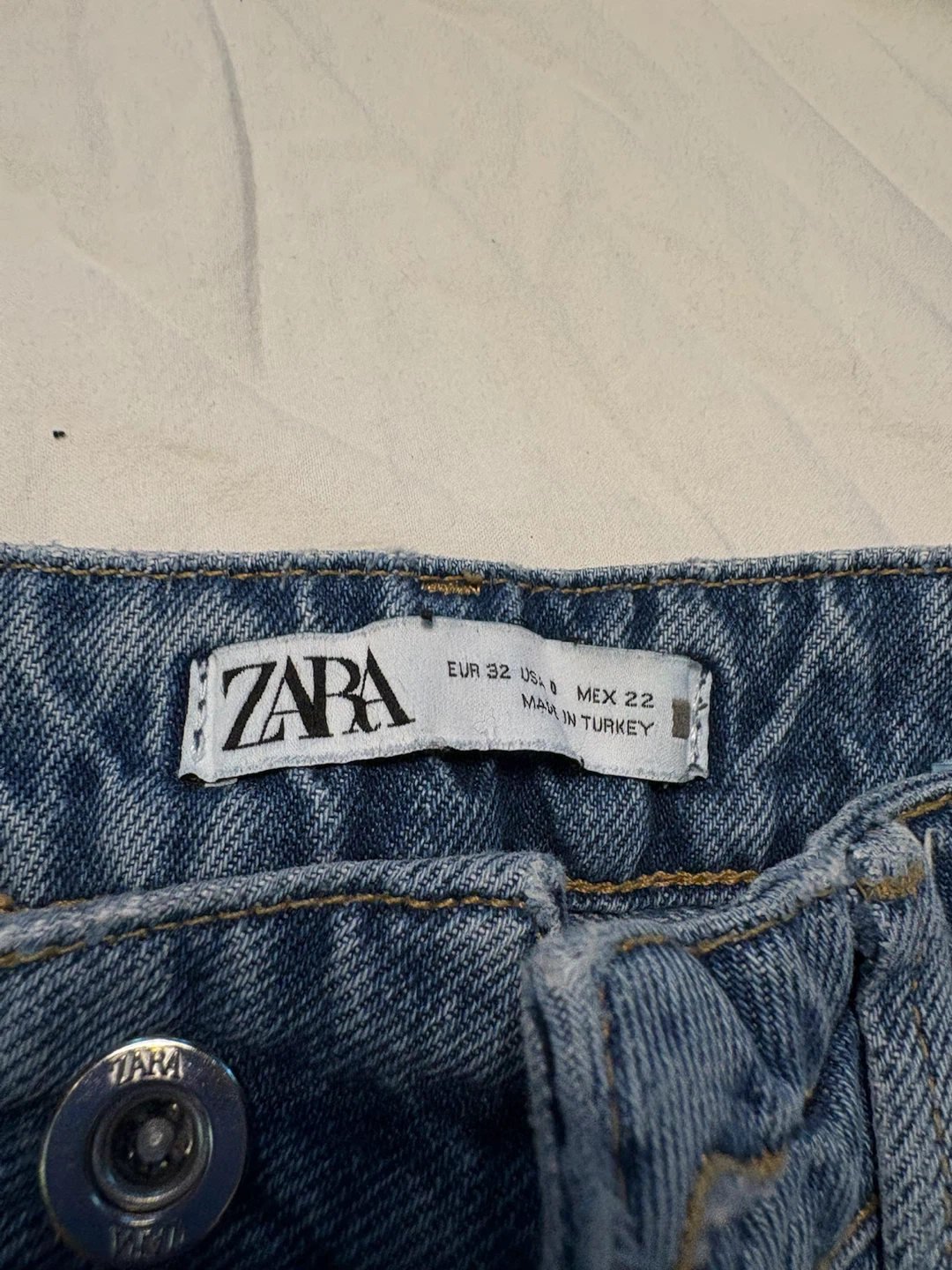 Zara Blue Denim Jeans - photo 2