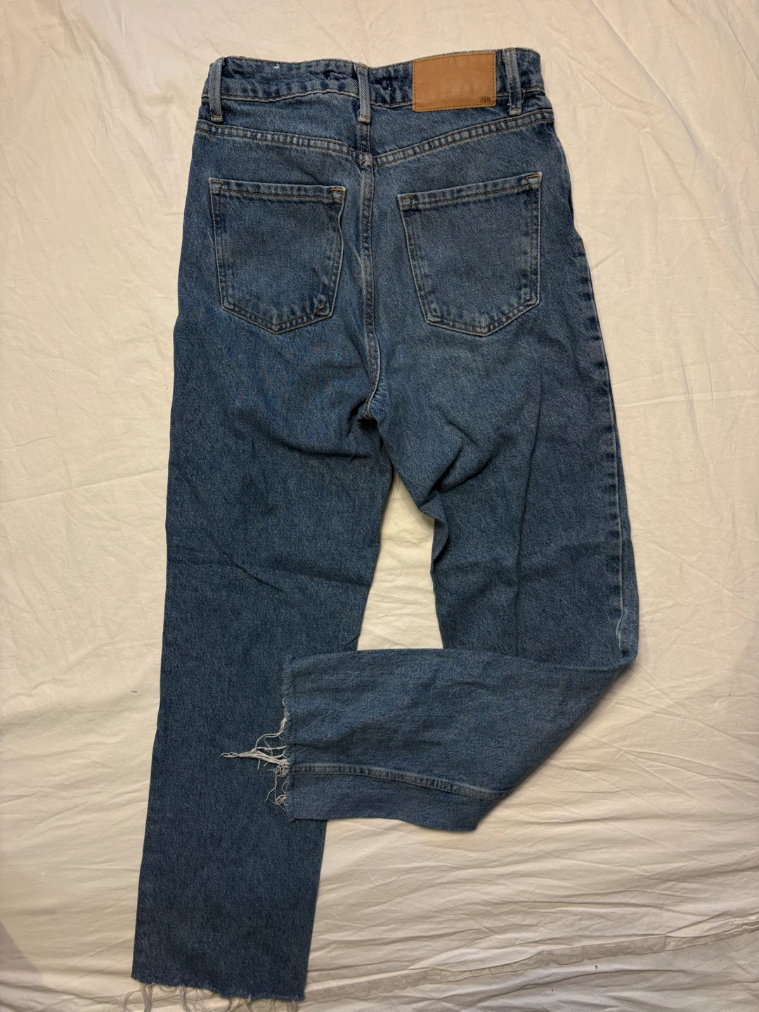 Zara Blue Denim Jeans - photo 3