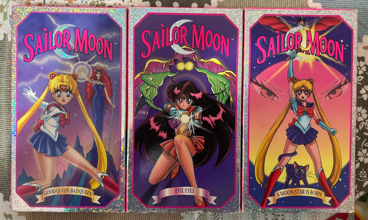 VINTAGE Sailor Moon VHS Tapes - 1995