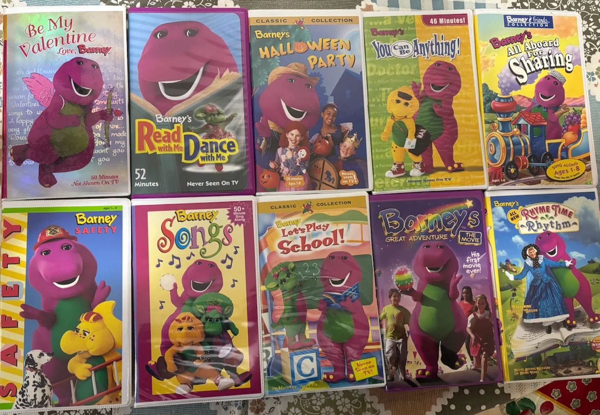 Barney & Friends VHS - 10 Movies