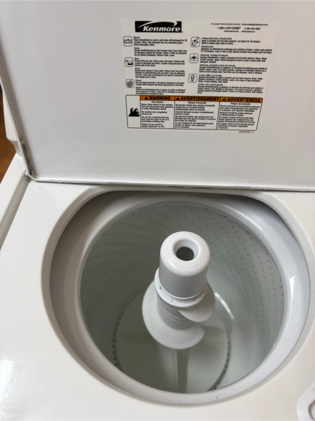 Kenmore 500 Series Top Load Washing Machine - photo 3