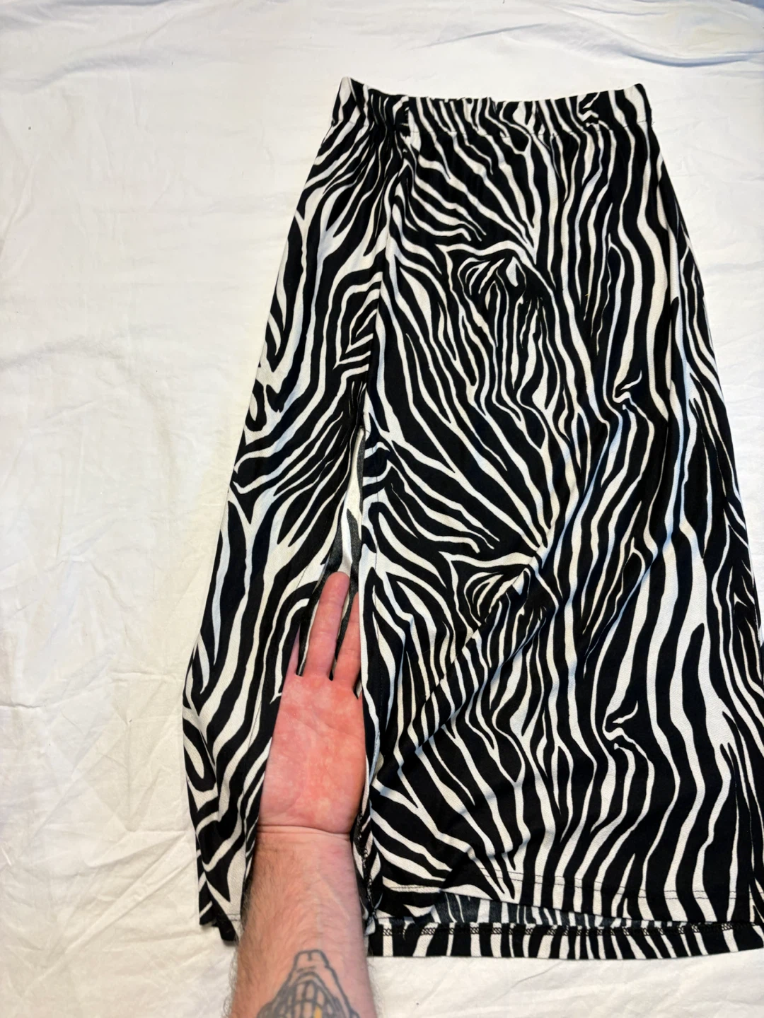 KHAR Zebra Print Midi Skirt - photo 4