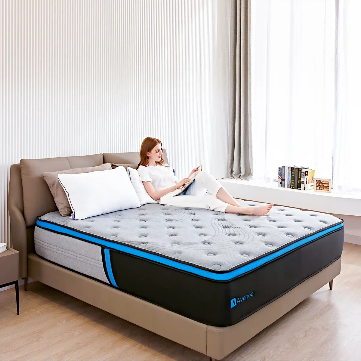 Avenco 10" Medium Pillow Top Hybrid Mattress - photo 2