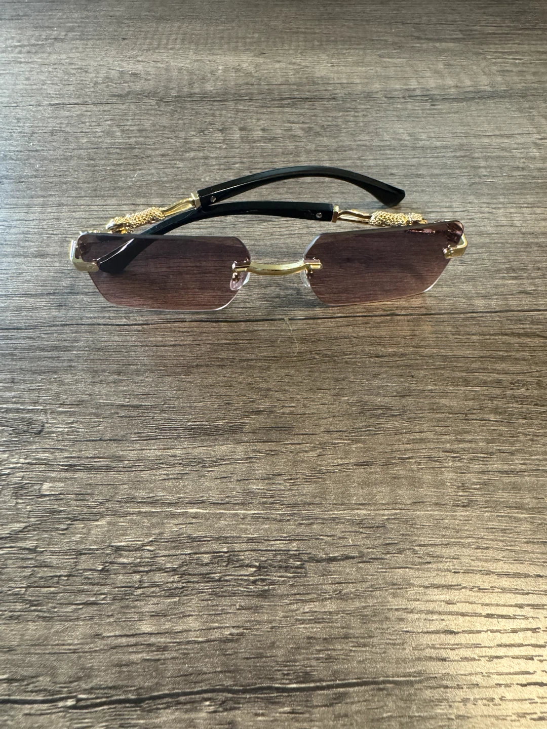 Panther Style Rimless Sunglasses - photo 4