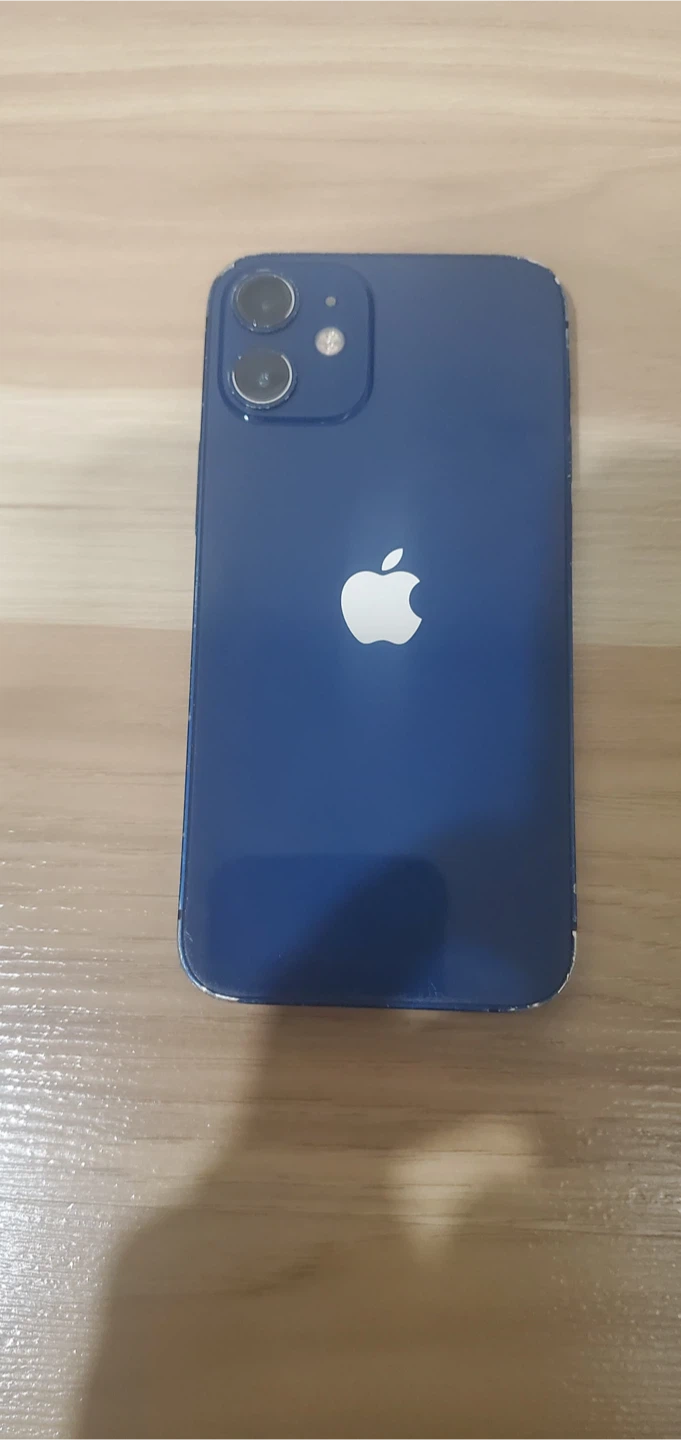 (CHARGER INCLUDED) Blue Apple iPhone 12 mini