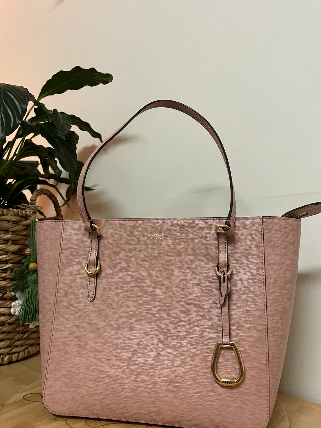 Lauren Ralph Lauren Pink Tote Bag