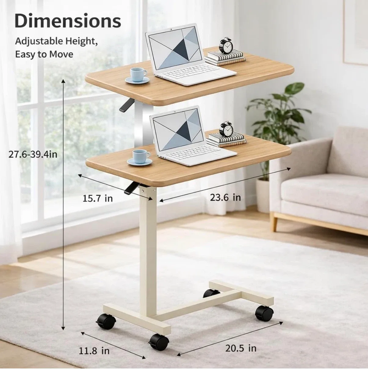 Adjustable Overbed Table - photo 2