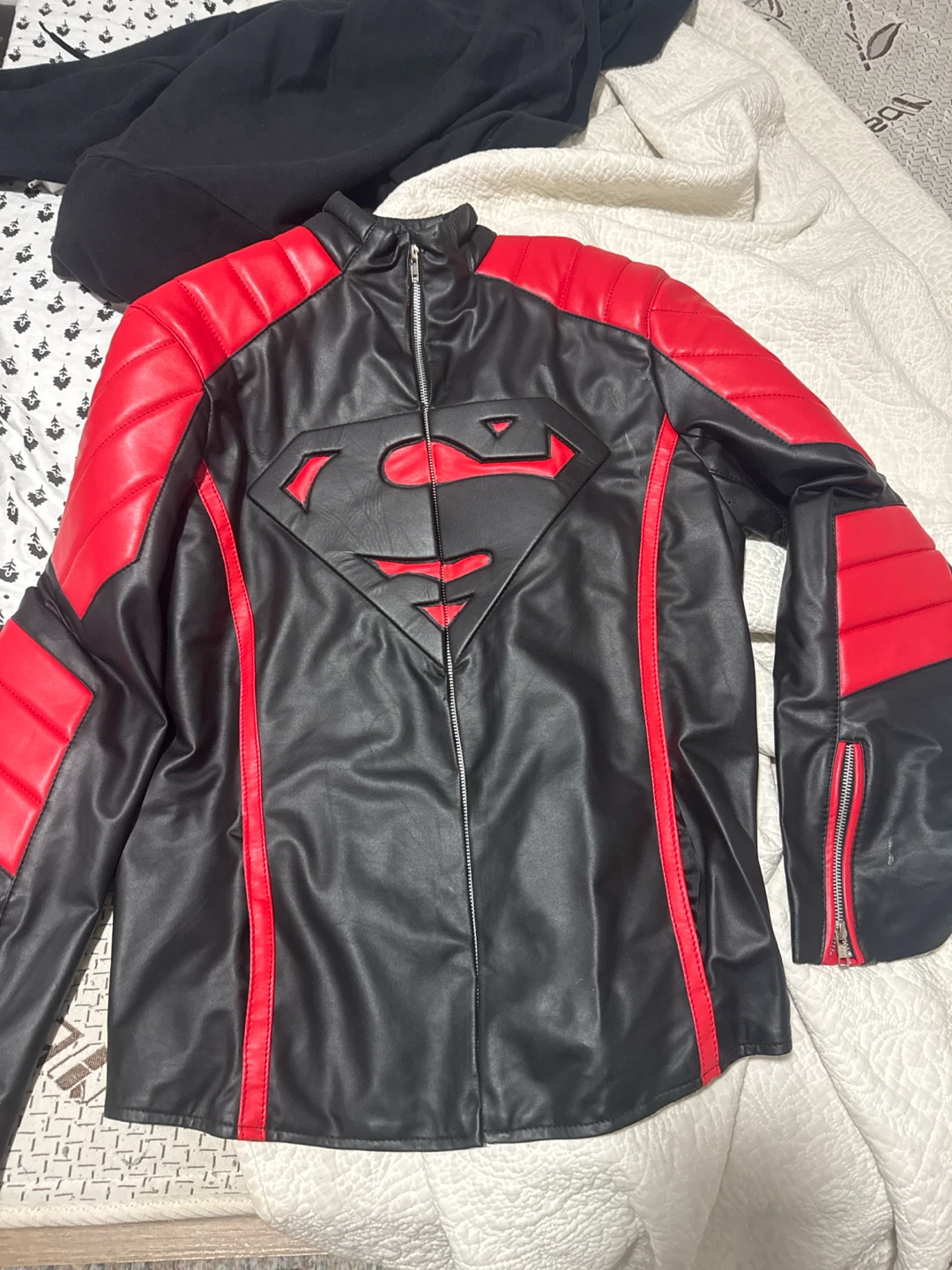 Superman Faux Leather Jacket