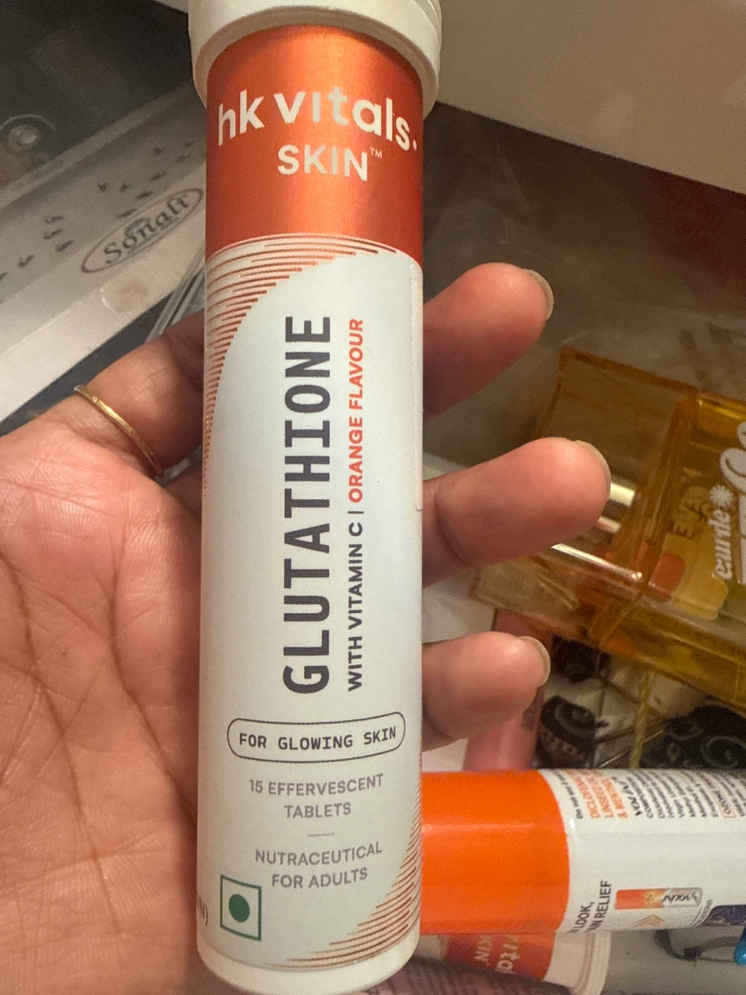hk vitals Skin Glutathione Effervescent Tablets