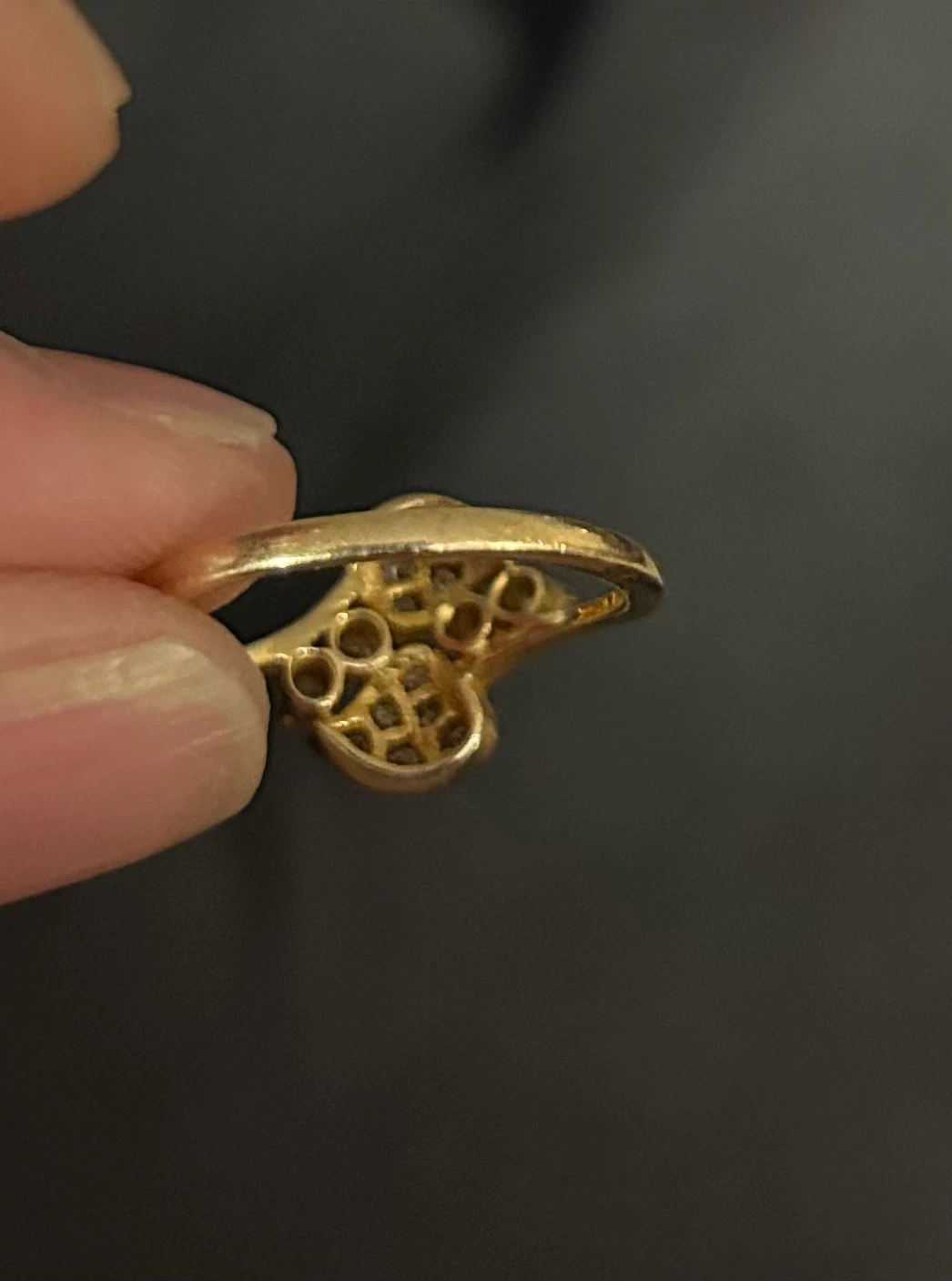 14k solid Gold Diamond Ring - photo 3