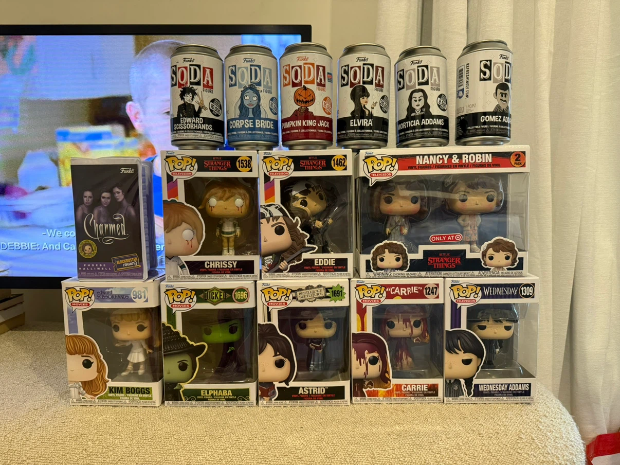 Funko Pop and Soda Vinyl Figure Collection