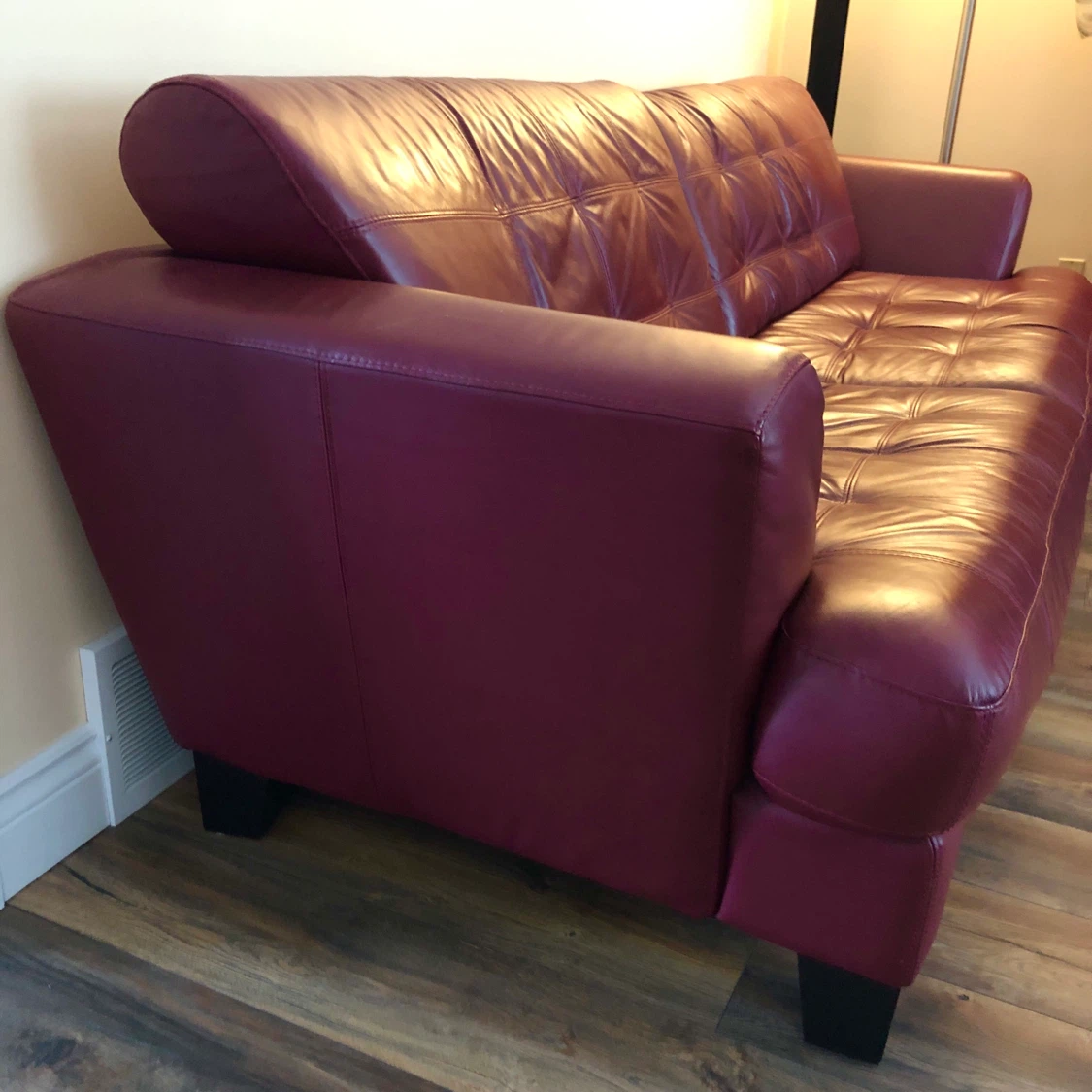 Cindy Crawford designed, Extra large leather couch, 100% leather - photo 4