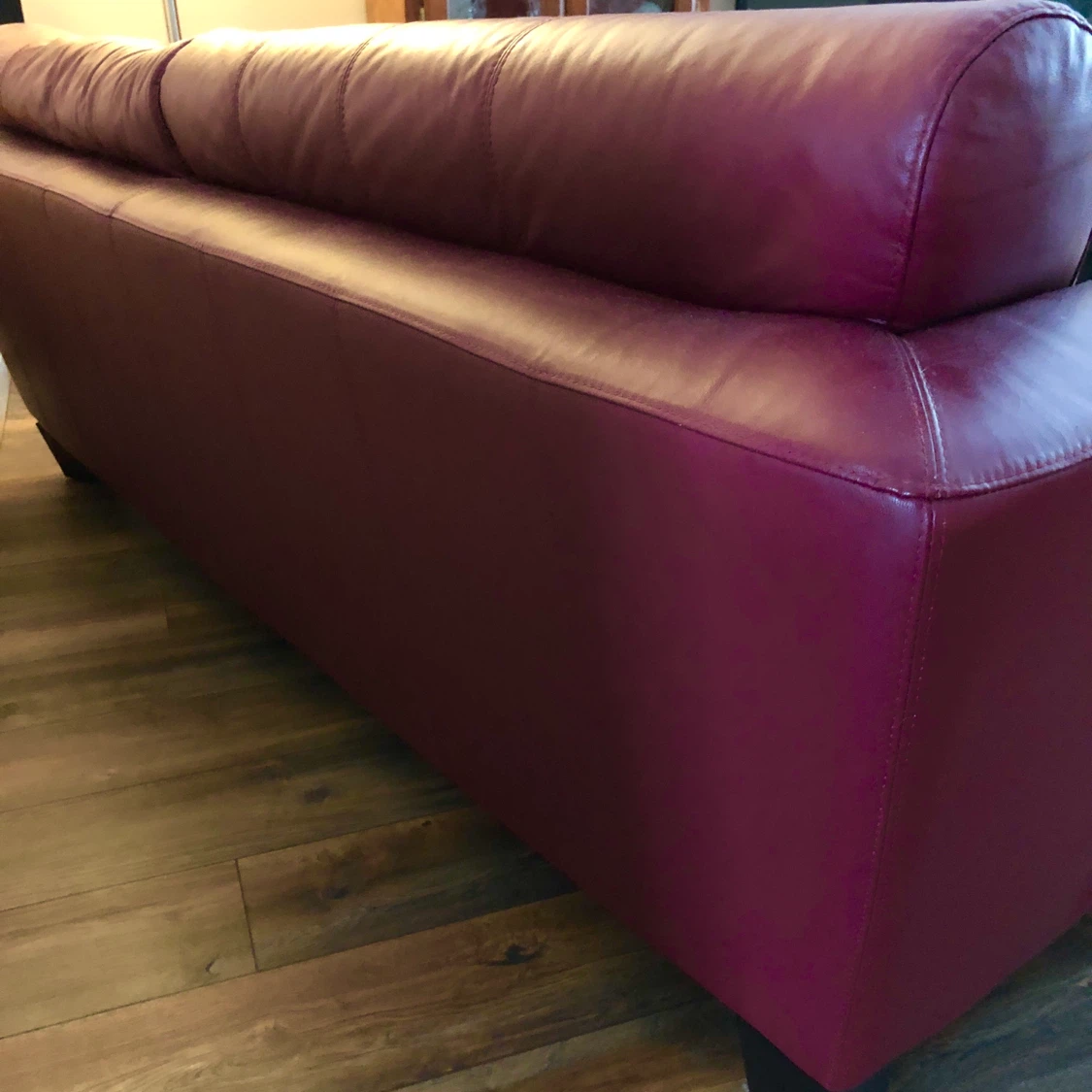 Cindy Crawford designed, Extra large leather couch, 100% leather - photo 5