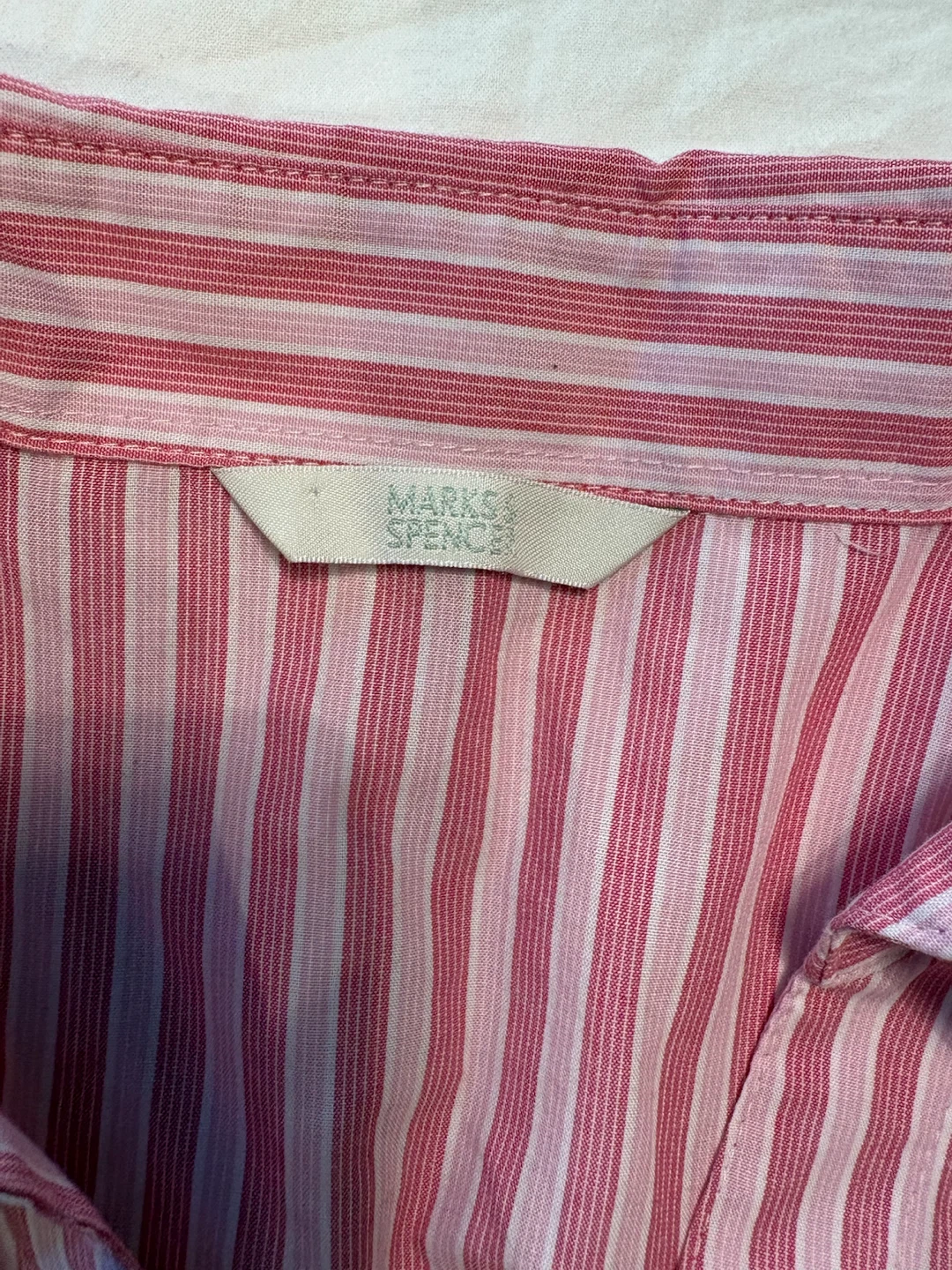 Marks & Spencer Pink Striped Shirt - photo 2
