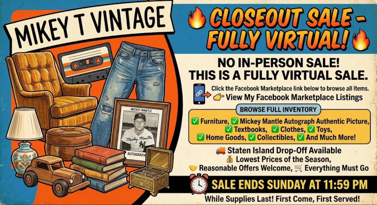 MIKEY T VINTAGE CLOSEOUT SALE