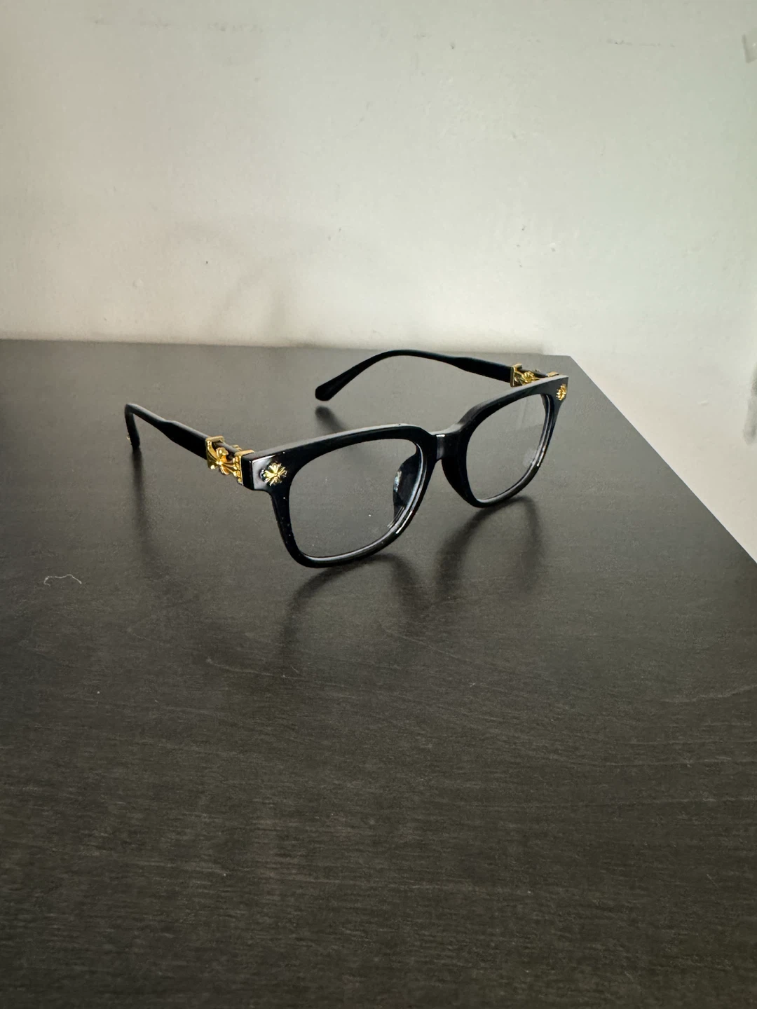 Chrome Hearts Black and Gold Eyeglasses - photo 2