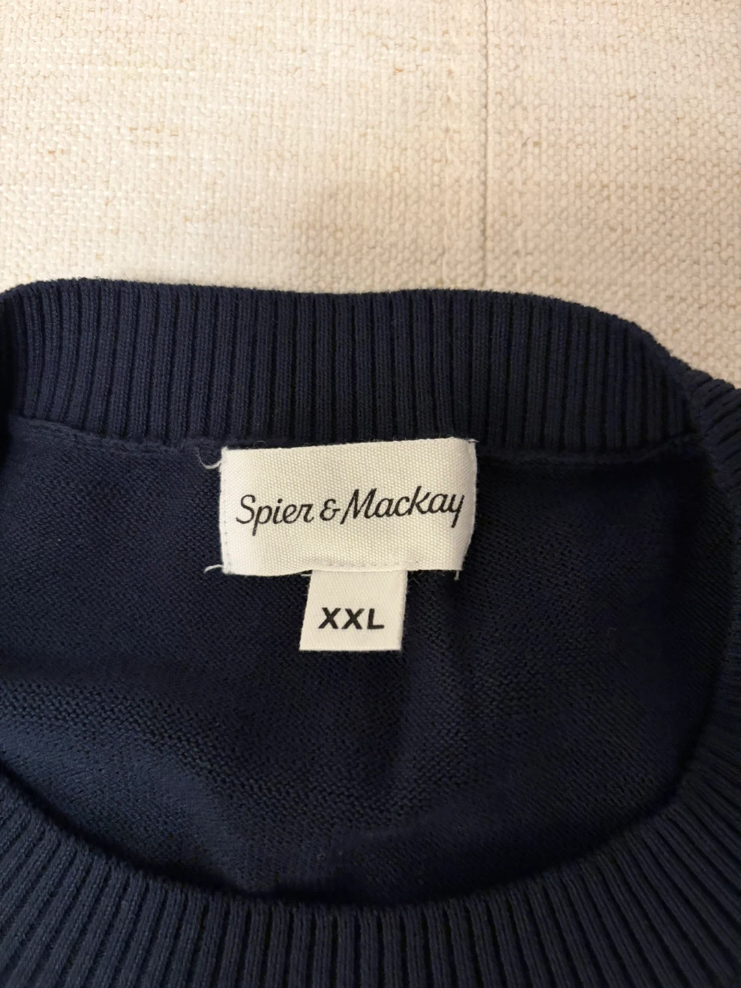 New Spier & Mackay Navy tshirt XXL - with tags - photo 3