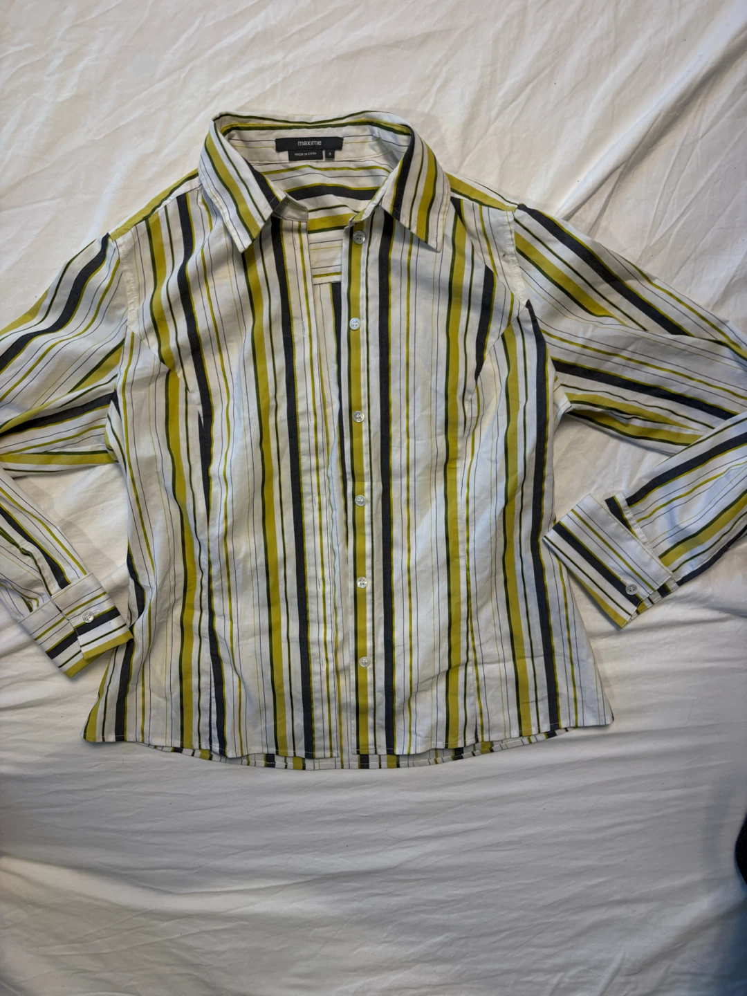 Maxime striped button-down shirt
