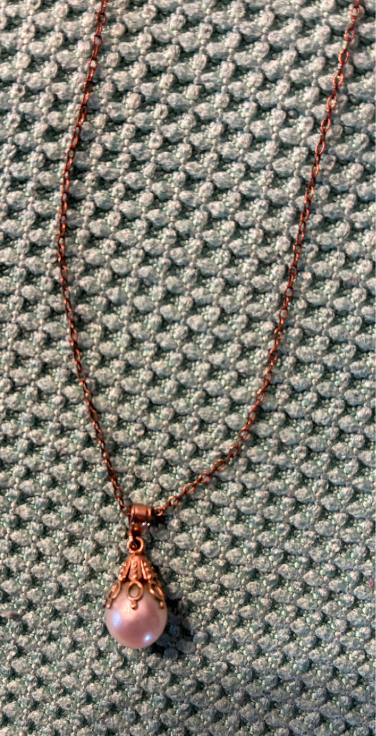 Vintage Birks Gold Filled Teardrop Pearl Necklace - photo 3