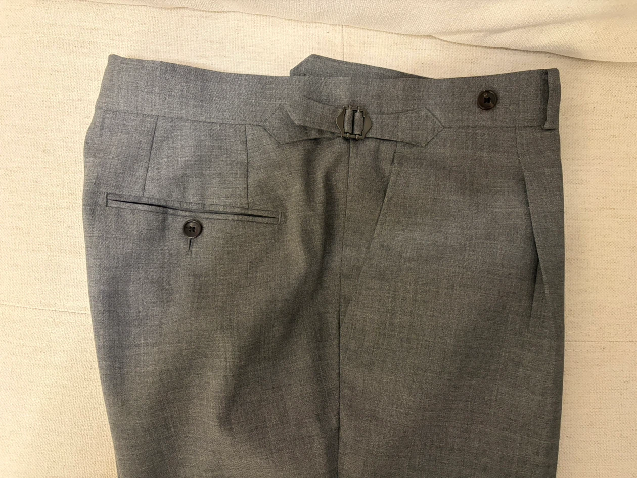 Spier & Mackay grey buckle Trousers Size 35 - like new condition