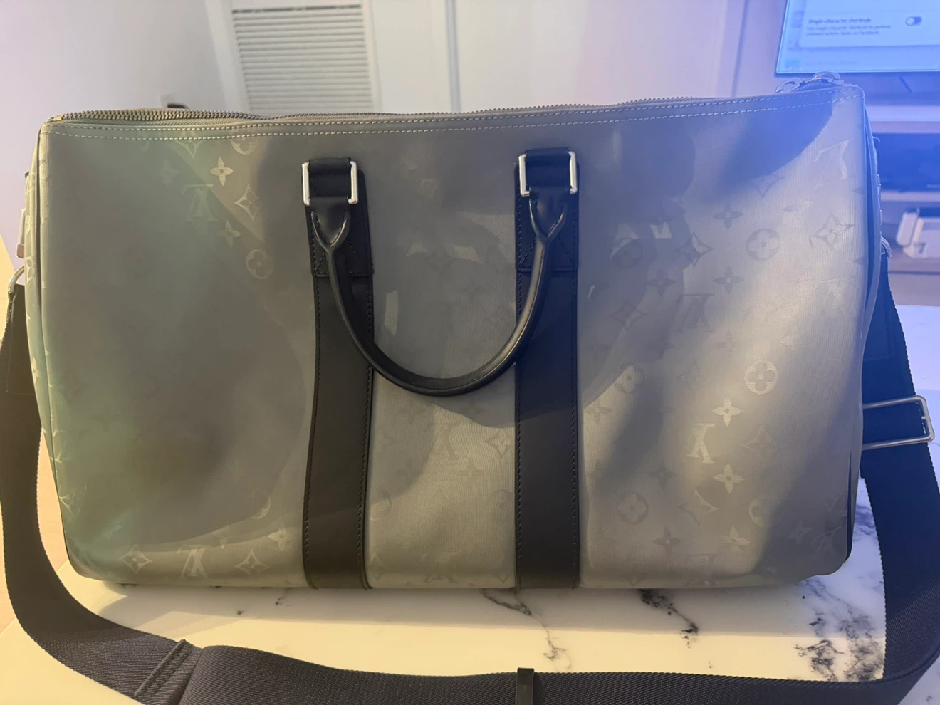 Louis Vuitton Monogram Satellite Keepall Bandoulière 50