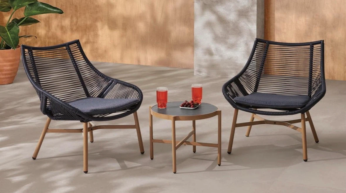 Brand New 3pc Wicker Patio Bistro Set